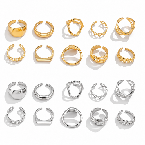 10 Pcs Vintage Rings Set