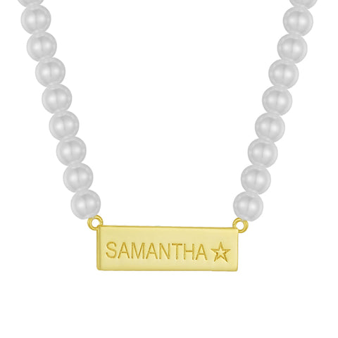 Custom/Personalized Pearl Necklace