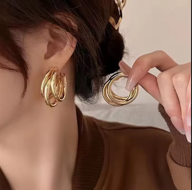 Triple The Fun Earrings