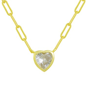 Heart in Chains Necklace