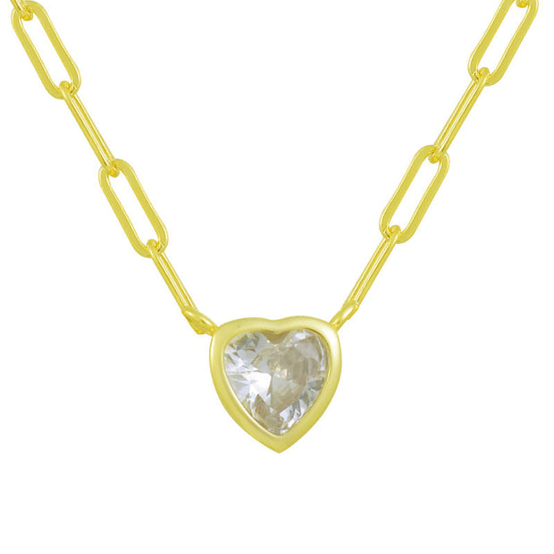 Heart in Chains Necklace