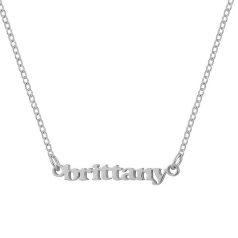 Custom/Personalized Mini Nameplate Necklace