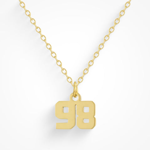 Custom/Personalized Number Pendant Necklace