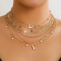 6 Pcs Infinite Love Necklace Set