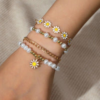 4 Pcs Bohemian Daisy Flower