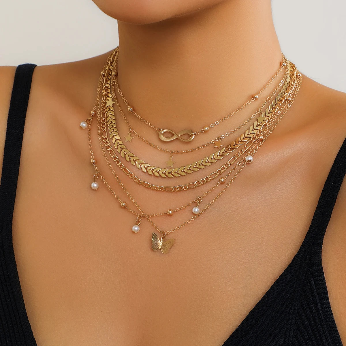 6 Pcs Infinite Love Necklace Set - image 6