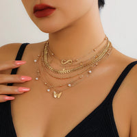 6 Pcs Infinite Love Necklace Set