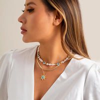 Evil Eye Away 3Pcs Necklace Set