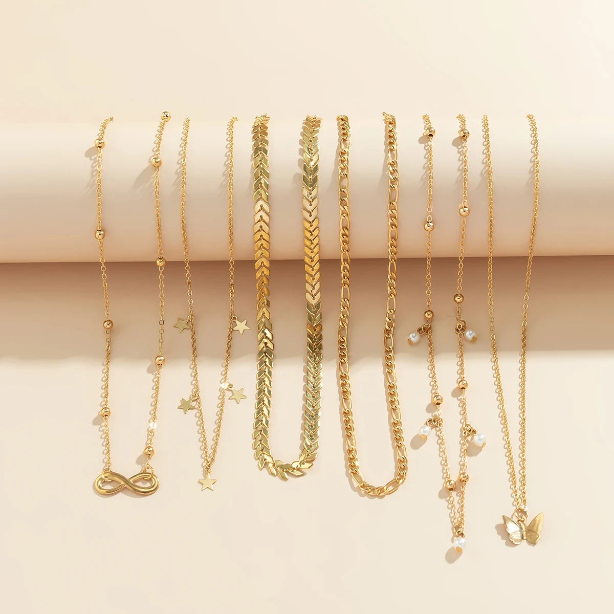 6 Pcs Infinite Love Necklace Set - image 4