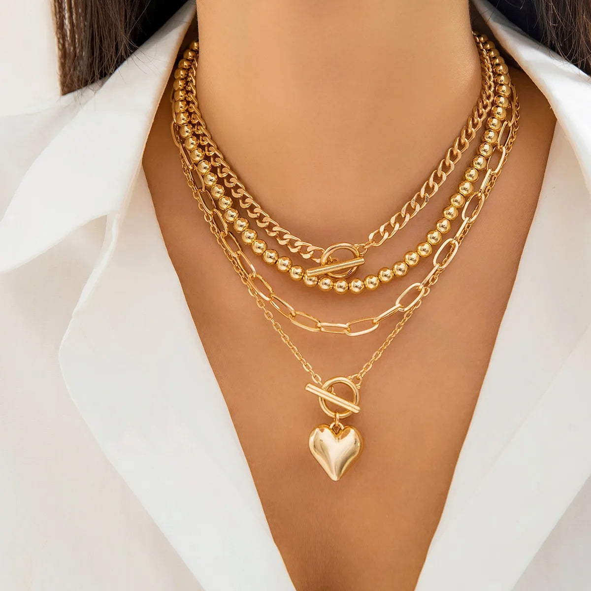 Love Locked Necklace 4PCs Set - image 3